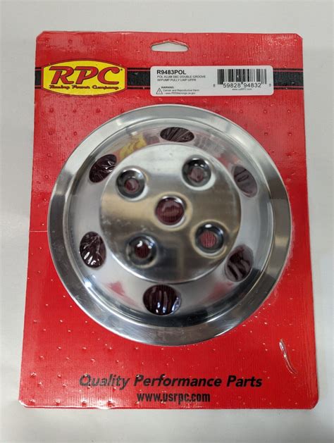 Racing Power Co Packaged Pol Alum Sbc Double Gro Ove Pulley R Pol Ebay