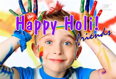 Happy Holi Friends | Holi | Premium Wishes