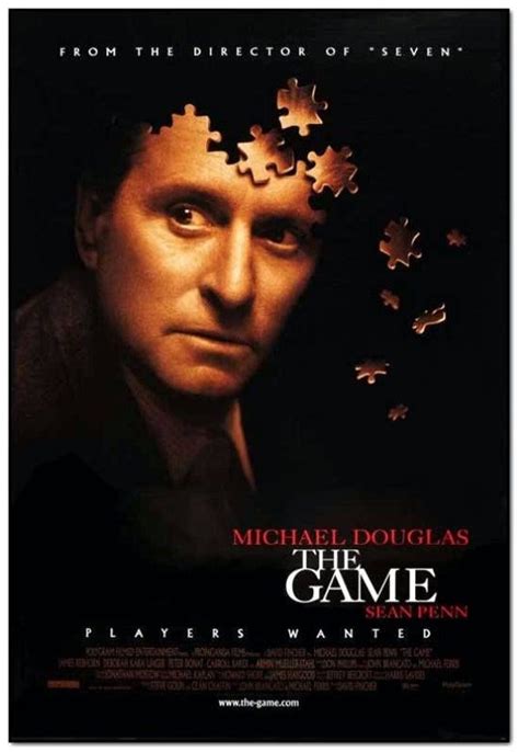 THE GAME - 1997 - original 27x40 movie poster - Michael Douglas, Sean ...