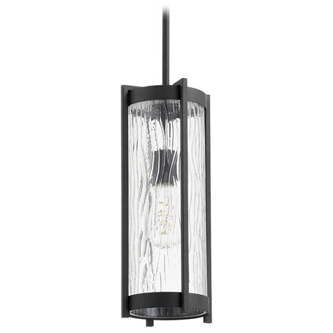 Quorum Lighting Noir Pendant Light With Cylindrical Shade 809 69 Destination Lighting