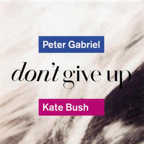 Peter Gabriel Kate Bush Don T Give Up Poster Sleeve Vinyl