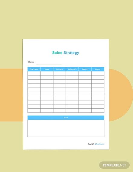 Free Editable Sales Planner Template Word Doc Apple Mac Pages