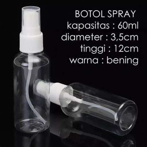 Jual Botol Spray Ml Plastik Sprai Ml Semprot Botol Isi Ulang Botol