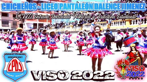 CHICHEÑOS LICEO PANTALEÓN DALENCE JIMENEZ XXVIII ENT DEV FOLK Y