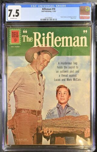 The Rifleman Dell Cgc Vf Classic Wood Cover Off