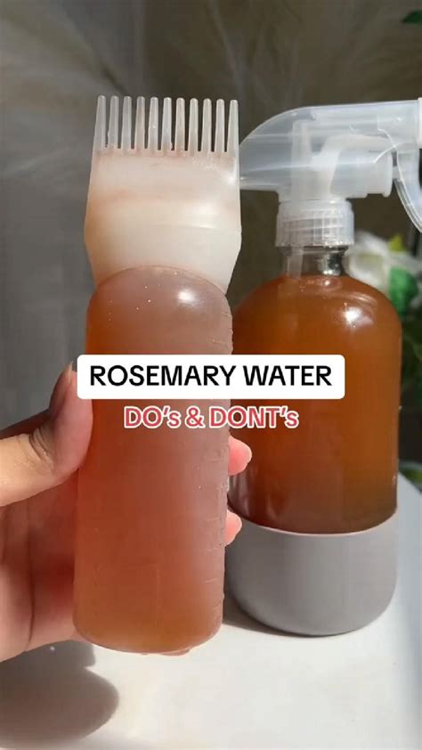 Diy Rosemary Hair Rinse For Hair Growth Grey Hair Dandruff Artofit