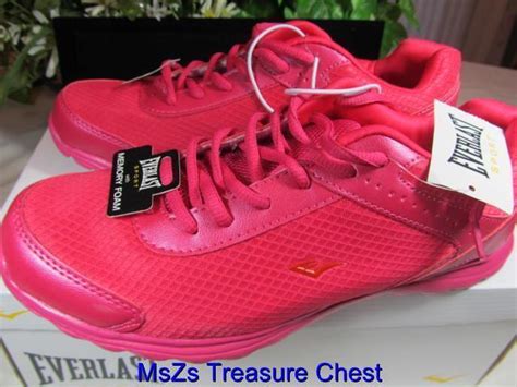 Everlast Womans Berry Fusion 2 Sneakers With Memory Foam Size 9m