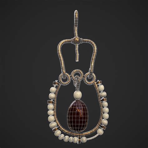 Medieval Byzantine Earrings - 3D Model by Get Dead Entertainment