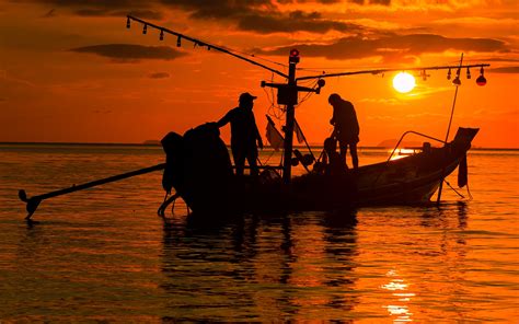 Fondos De Pantalla X Amaneceres Y Atardeceres Mar Barcos Var N