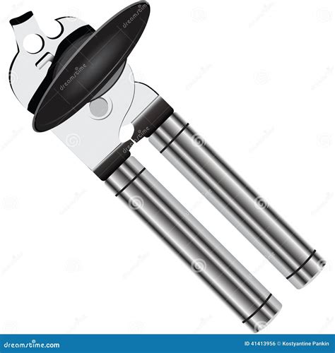 Can opener stock vector. Image of accessory, canopener - 41413956