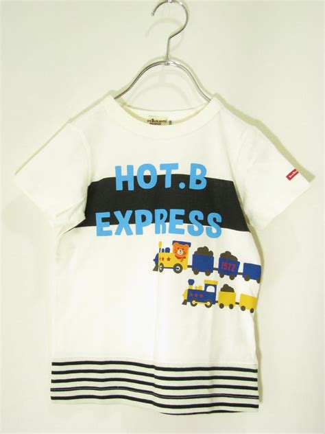 mikihouse HOT BISCUITS Tシャツ 110cm イエローパンダmikihouse HOT BISCUITSの子供服の古着通販 ミラクルボックス