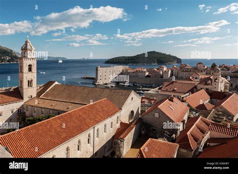 Old Harbour From The City Walls Above Plo E Gate Stari Grad