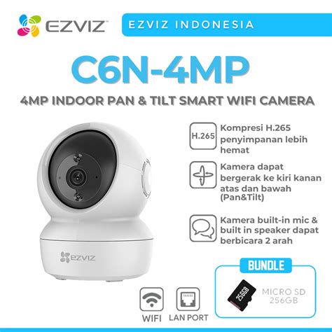 Jual Ezviz C6n 4mp 2k Resolution H265 Wi Fi Wireless Camera Cctv