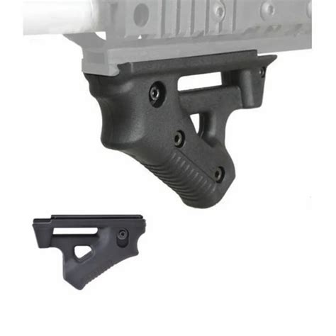 Schwarz Tactical Ergonomisch Canted Grip Schiene Mount Abgewinkelt