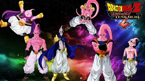 Playing As Every Form Of Majin Buu In Dragon Ball Z Budokai Tenkaichi 4 Mod Youtube