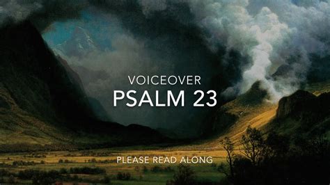 Psalm 23 Voiceover Youtube