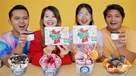 Bikin Es Krim Roll Viral Gak Nyangka Bentuknya Gini Youtube