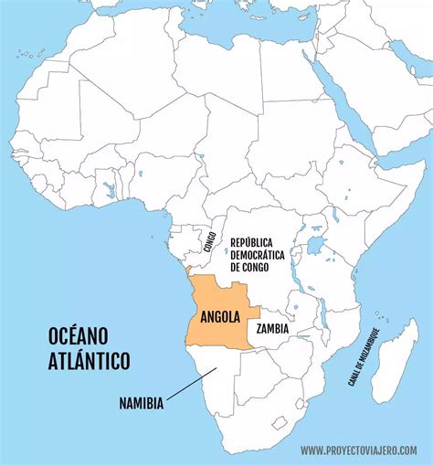 Dónde Está Angola Límites Geográficos Y Fronteras De Angola