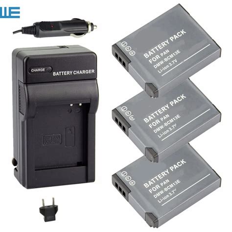 3X DMW BCM13E DMW BCM13 BCM13 Battery Charger For Panasonic Lumix DMC