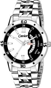 Cavior Ds Sbs Cav Ddc Sbs M Latest Style Silver Round Dial Day