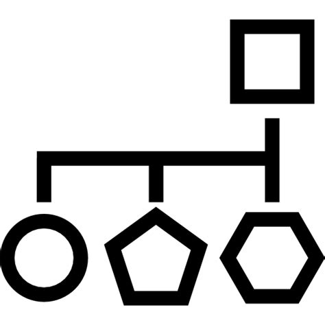 Esquema de bloques de formas geométricas básicas Iconos gratis de