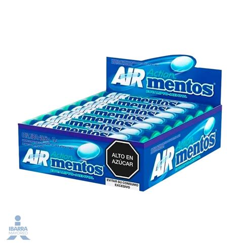 Dulce Mentos Air Action 12 Pzas Ibarra Mayoreo