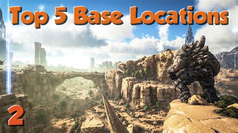 Ark Scorched Earth TOP 5 BASE LOCATIONS YouTube