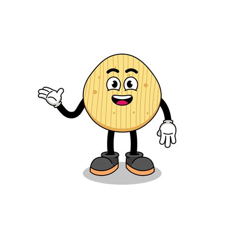 Potato Chip Cartoon With Welcome Pose 7705338 Vector Art At Vecteezy