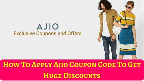 How To Apply Coupon Codes In Ajio To Get Discounts At Checkout