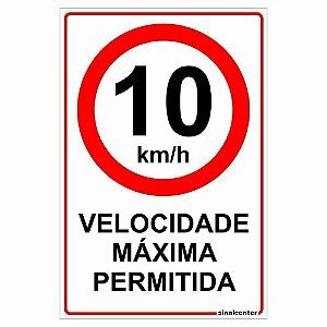 Placas De Velocidade M Xima Permitida