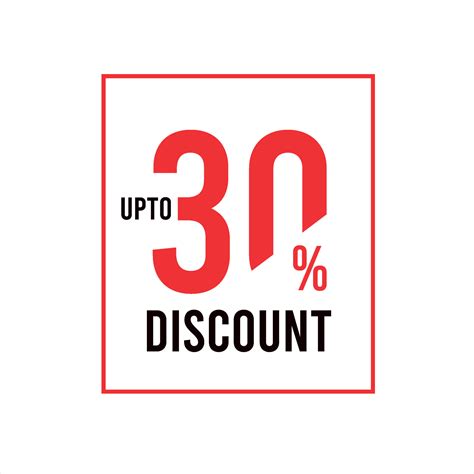 Discount Icons Discount Vector Up To Off Vector Art