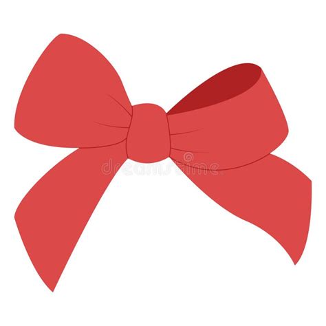 Colorful Red Bow T Bow Simple Hand Drawn Ribbon Bow Stock Vector Illustration Of Ribbon