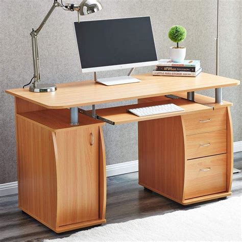 Amazon 3 Tier Drawers Computer Desk Writing Table Study Laptop