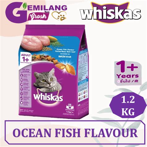 Whiskas Adult Ocean Fish Kemasan Kg Whiskas Ocean Fish Lazada