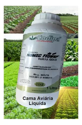 Turfa Liquida Esterco Aviario Adubo Liquido Horta Milho Lt