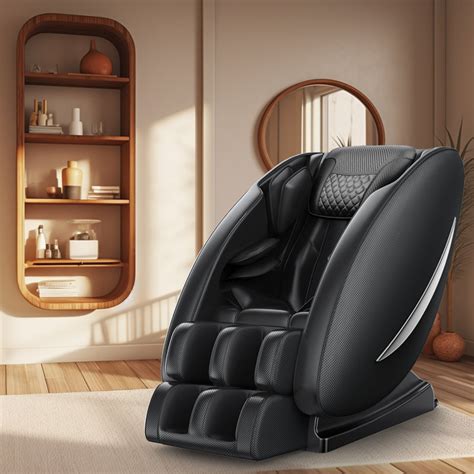 Bilitok Faux Leather Heated Full Body Massage Chair Zero Gravity