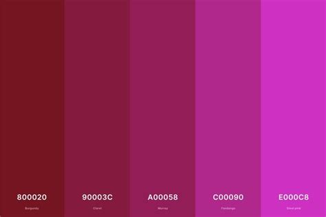 25+ Best Magenta Color Palettes with Names and Hex Codes in 2024 ...