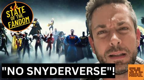 NO SNYDERVERSE BREAKDOWN Of Zachary Levi S Comments YouTube