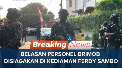 Jelang Pengumuman Tersangka Baru Kediaman Ferdy Sambo Dijaga Belasan