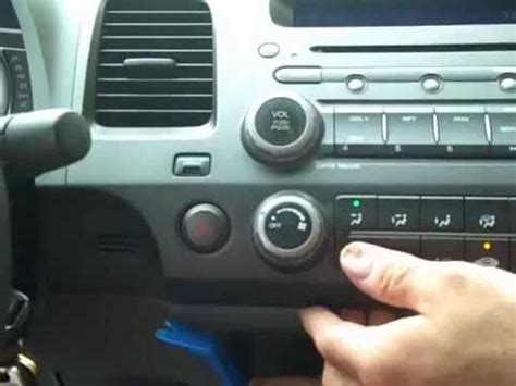 How To Honda Civic Car Stereo Radio Bose Removal And Repair 2006 2011