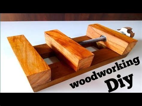 Making A Wooden Drill Press Vise Woodworking Diy Youtube