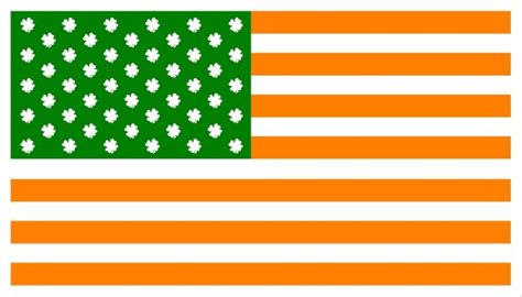 AMERICAN IRISH FLAG DECAL / STICKER 04