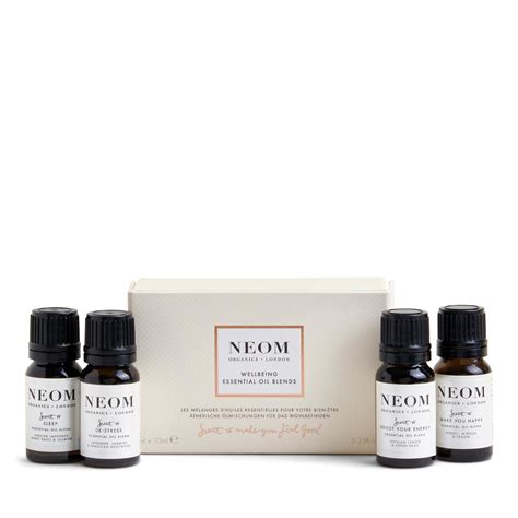 NEOM Wellbeing Essential Oil Blends Collection - PLAISIRS - Wellbeing ...