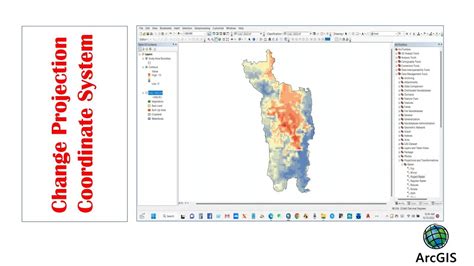 How To Change Projection Coordinate System Of A Raster In ArcGIS YouTube