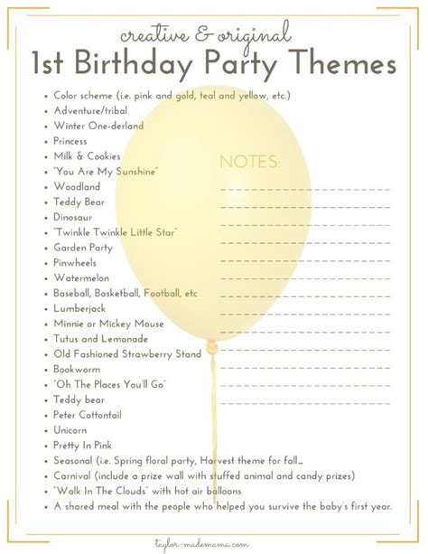 The Ultimate First Birthday Party Planning And T Guide Birthday