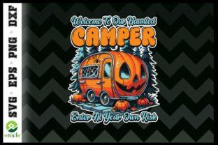 Camping Halloween Happy Campoween SVG Graphic By Enistle Creative Fabrica