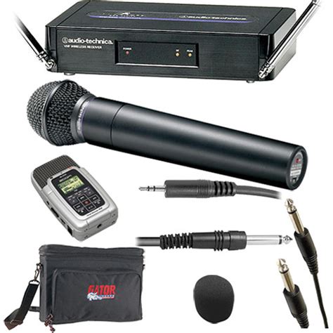 Audio-Technica Wireless Microphone & Zoom H2 Portable B&H