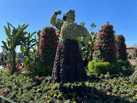 Photos Mickey Friends And Encanto Topiaries Installed For