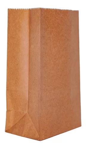 50 Sacos Sos Kraft G Liso Delivery Comida Lanche 24x31x15cm