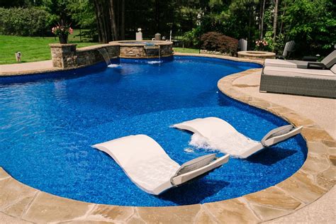 Pool Tanning Ledges Vinyl Fiberglass Latham Pools